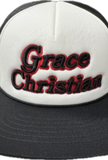 Richardson Black/Red Foam Trucker Hat