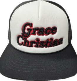 Richardson Black/Red Foam Trucker Hat