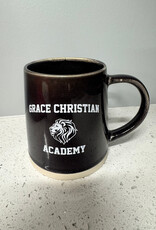 Jardine Black Speckled GCA Lion Mug