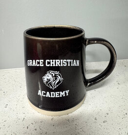Jardine Black Speckled GCA Lion Mug