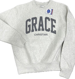Women's Light Gray Varsity Letter Sweatshirt