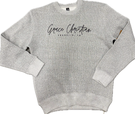 UScape Women's Speckled Gray Sweatshirt