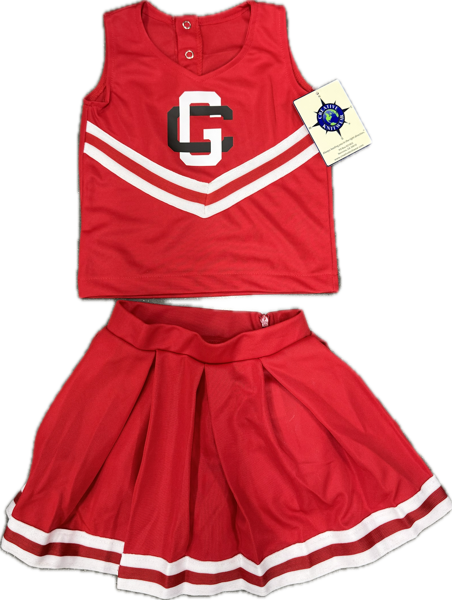 CK Girl's Red GC Cheer Uniform
