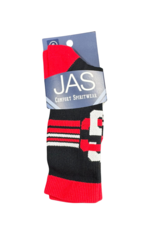 JAS Black Athletic Socks