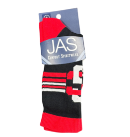 JAS Black Athletic Socks