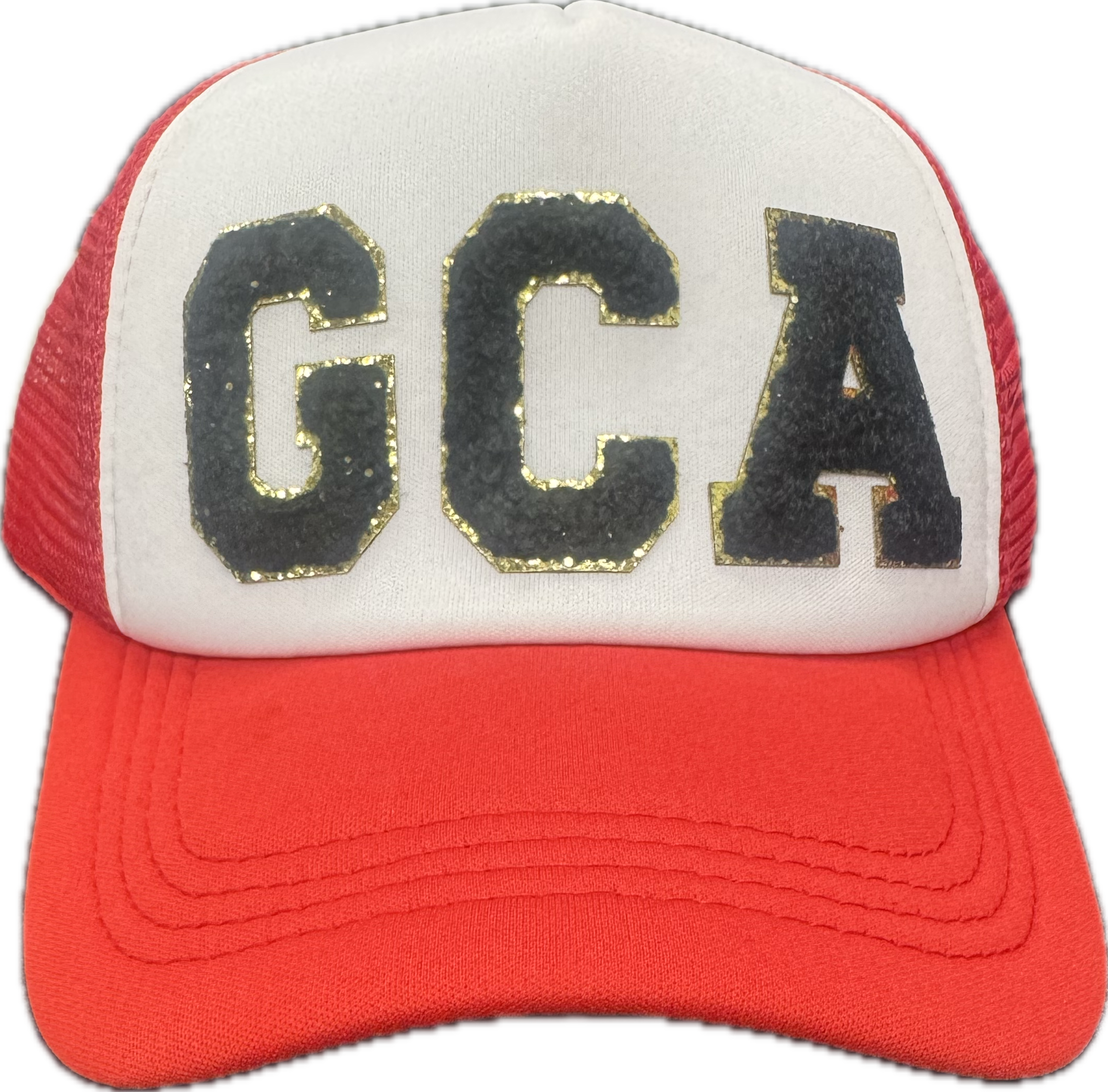 Varsity Patch Letter Glitter Hat