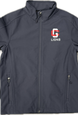 Port Authority Youth Grey Soft Shell Full Zip Jacket