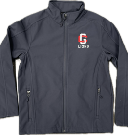 Port Authority Youth Grey Soft Shell Full Zip Jacket