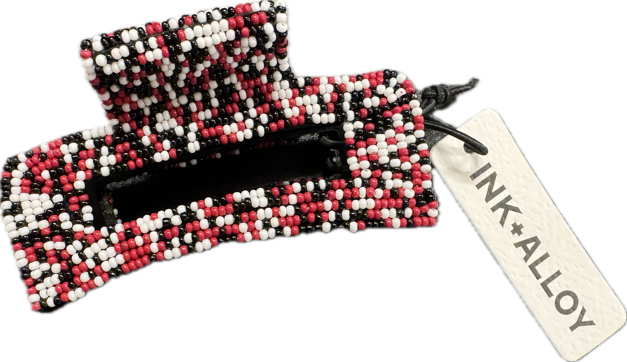 Ink & Alloy Confetti Beaded Hair Claw Clip