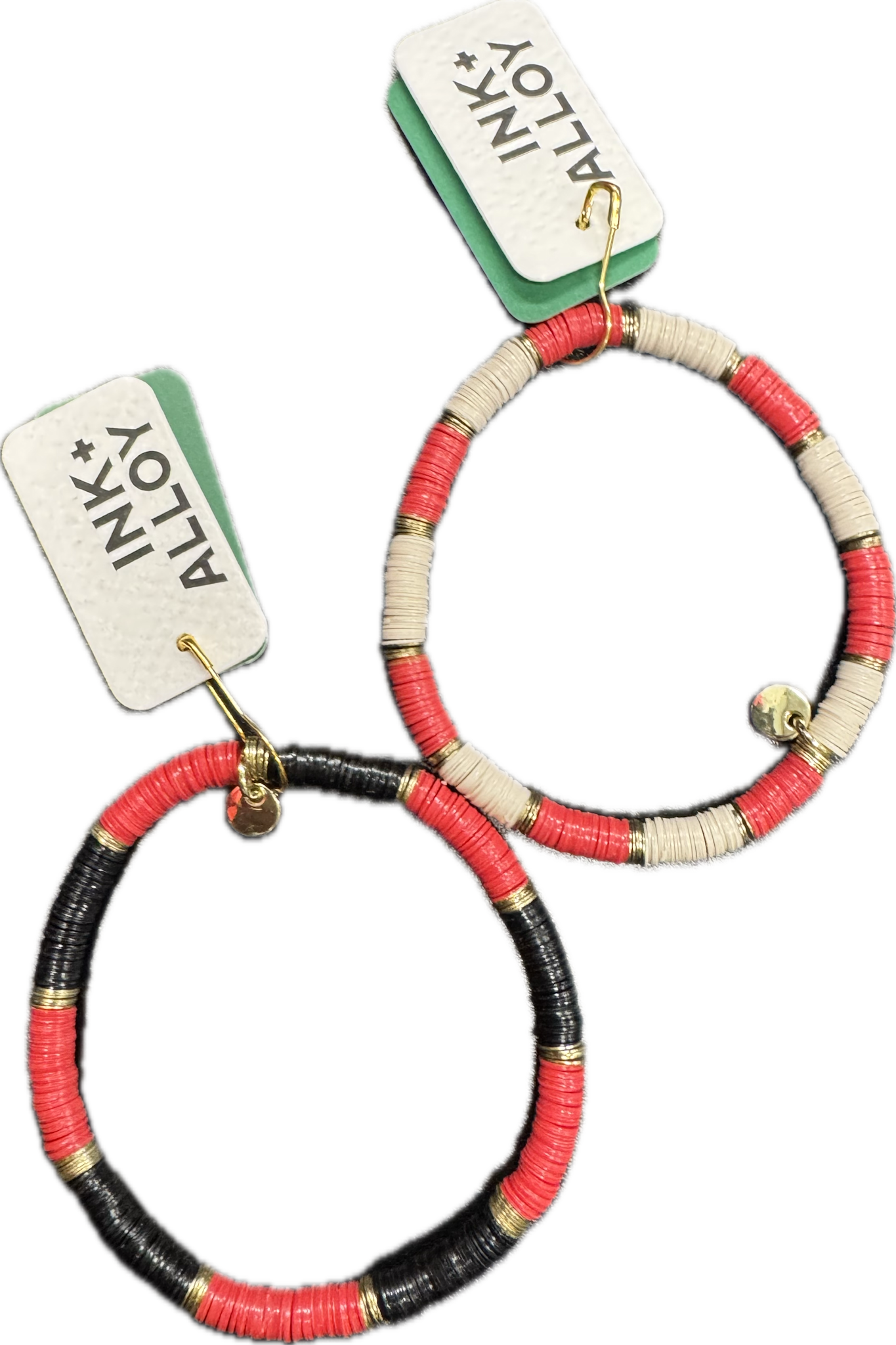 Ink & Alloy Block Sequin Stretch Bracelet