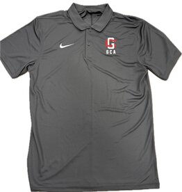 Men's Nike Dark Gray GCA GC Logo Polo
