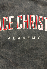 Youth Girl's Mineral Wash Gray Hoodies