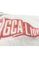 Jerzees Women's Gray Pennant Crewneck Sweatshirts