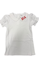 Youth Girl White GCA Jumper SS Shirt