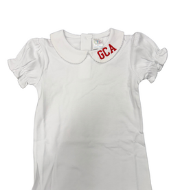Youth Girl White GCA Jumper SS Shirt