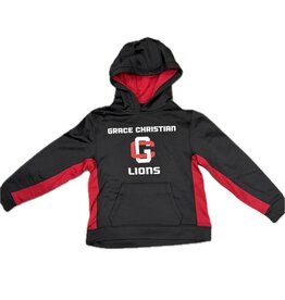 PA Youth Boy's Black/Red Athletic Hoodie