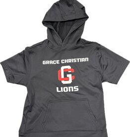 PA Youth Boy's Black SS Athletic Hoodie