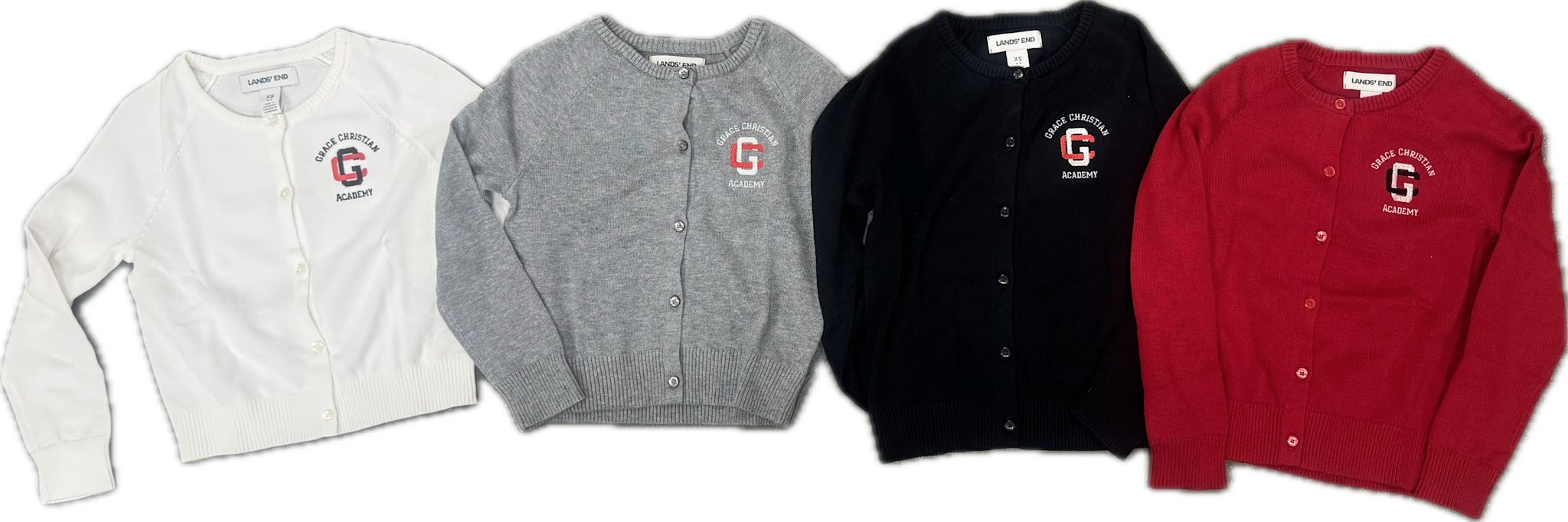 Lands' End Girls Cardigan