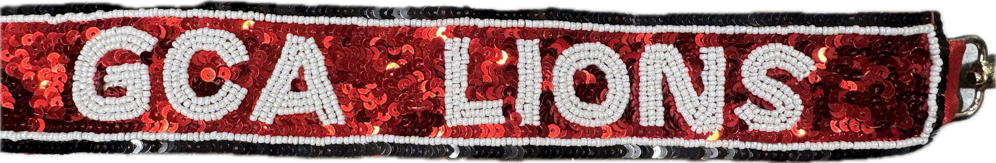 GCA Lions Stadium Sequined Purse Strap
