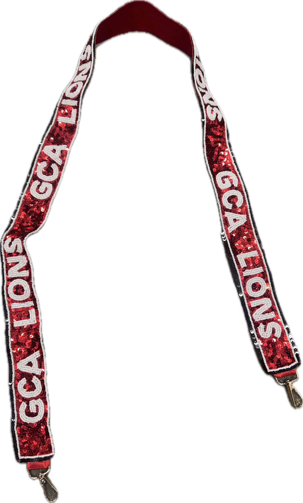 GCA Lions Stadium Sequined Purse Strap