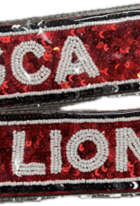 BKLYN LNDN GCA LIONS Sequined Keychain