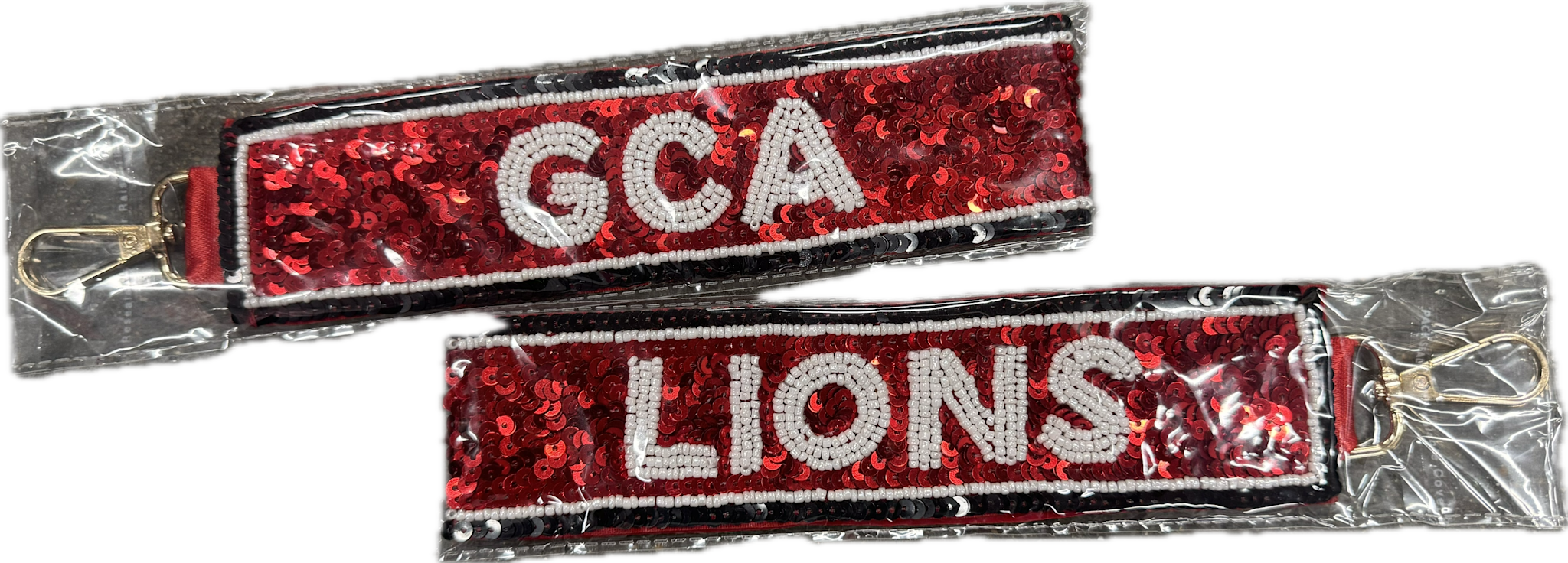 BKLYN LNDN GCA LIONS Sequined Keychain