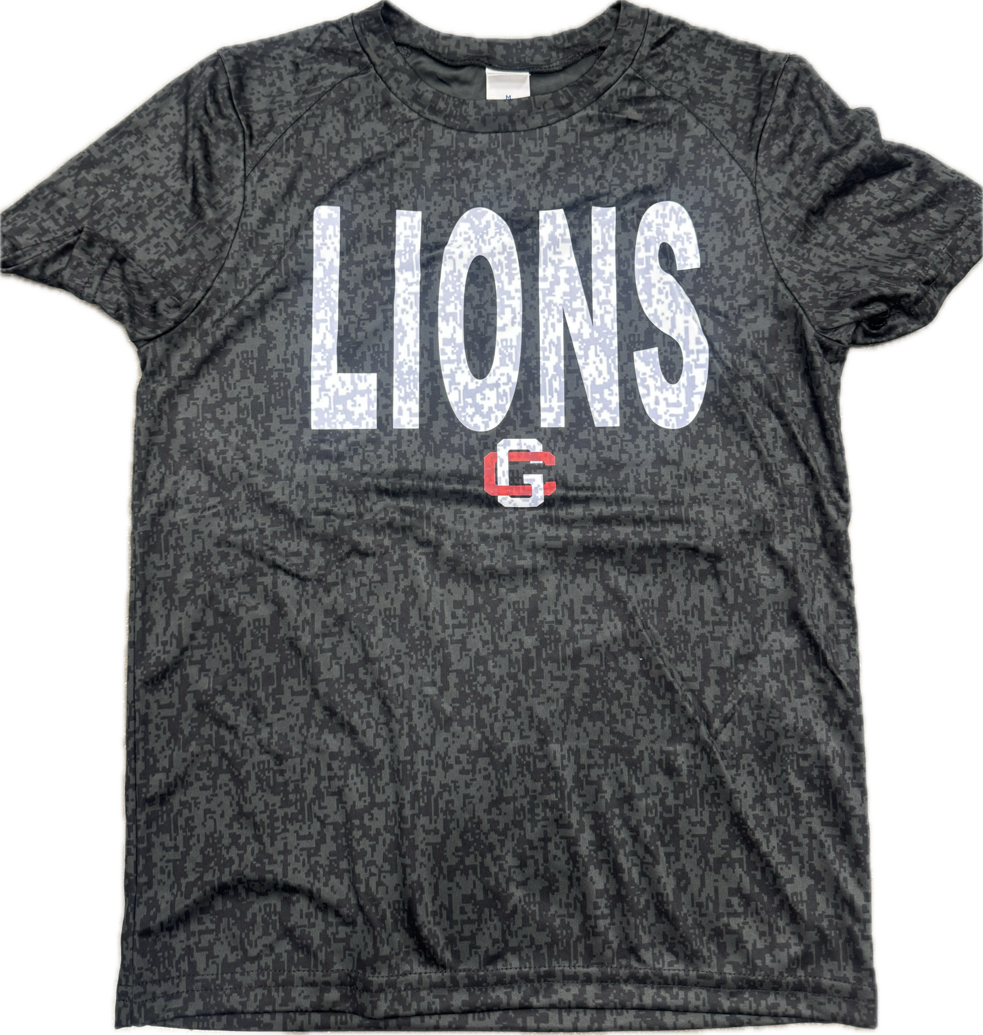 Sport-Tek Youth Medium Black Camo Dri-fit
