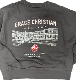 UScape Women's Gray Sketch Crew