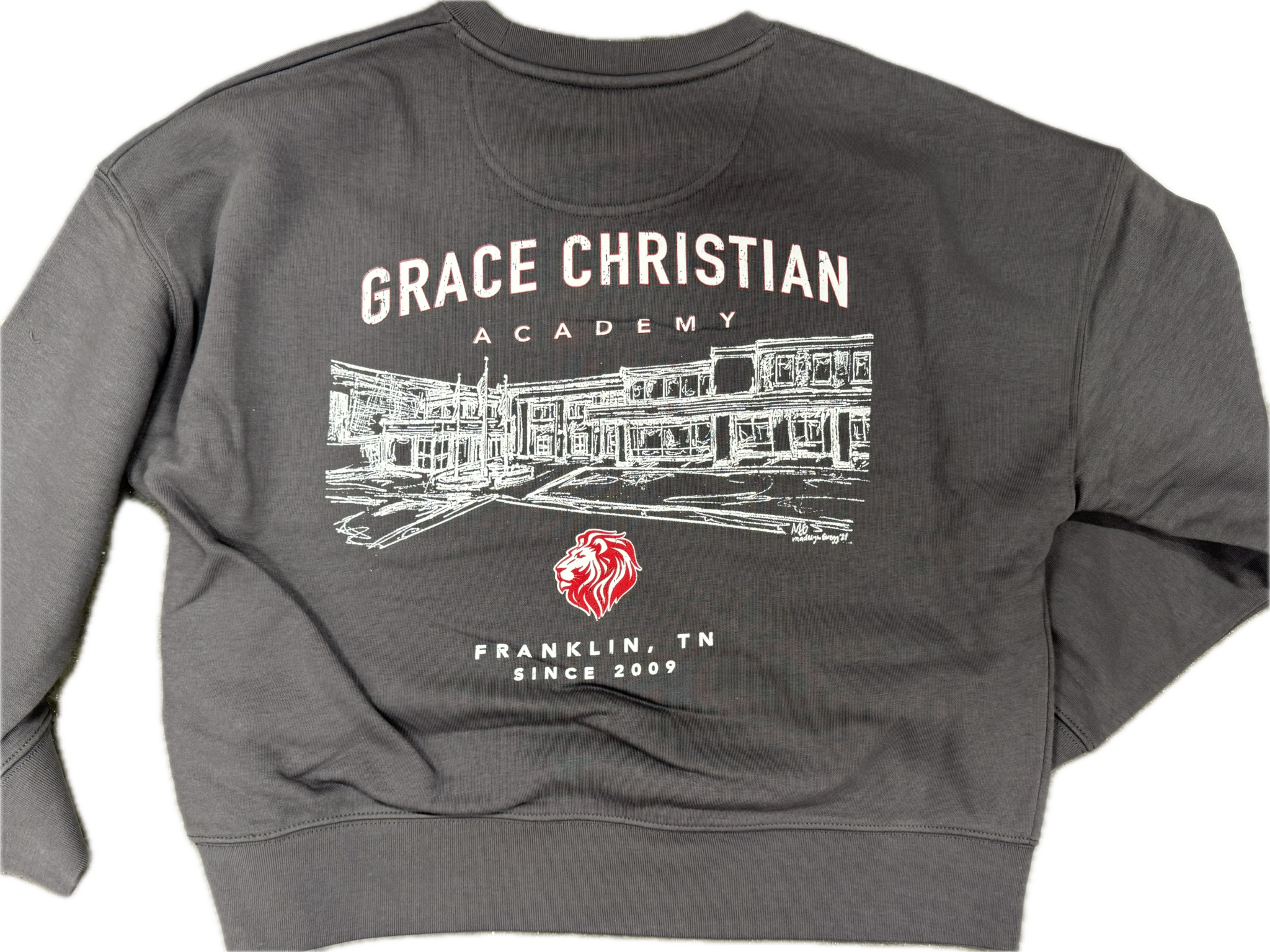 UScape Women's Gray Sketch Crew