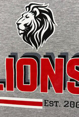 Gildan Kid's Gray LIONS SS Tee