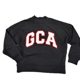 L2 Women's Black Mock Neck GCA Sweatshirt