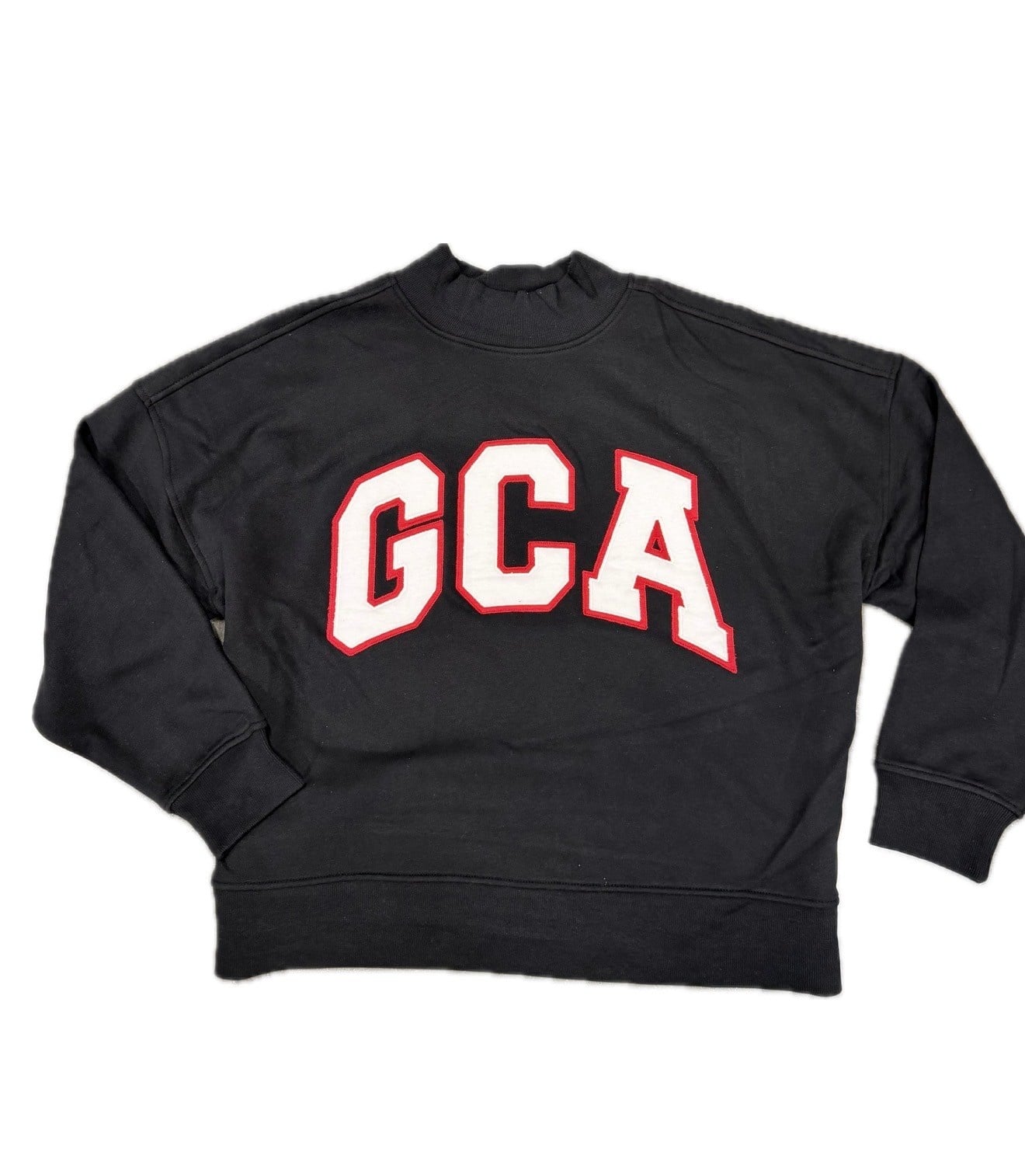 L2 Women's Black Mock Neck GCA Sweatshirt