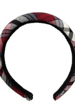 Max & Alice Plaid Puffy Headbands