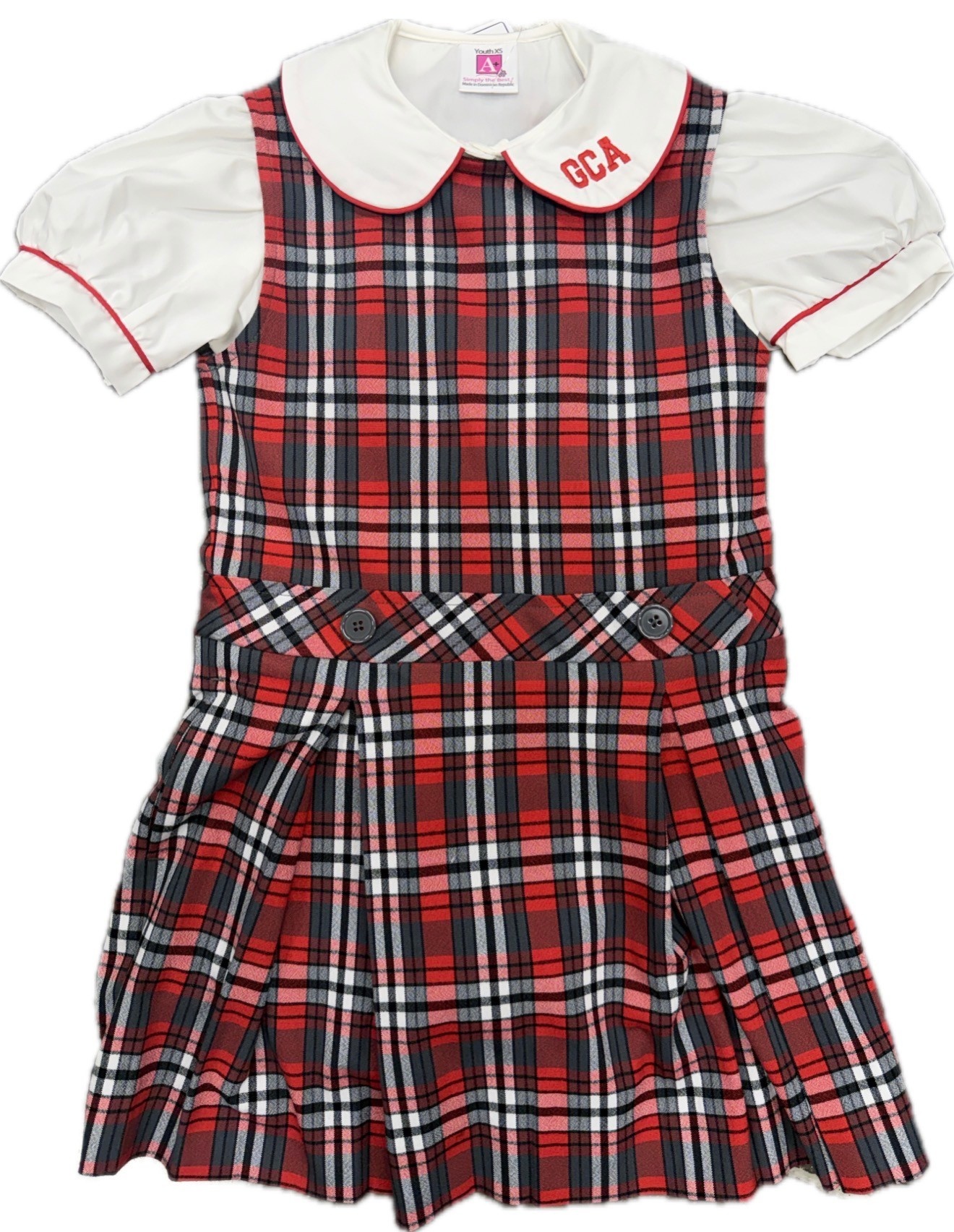 Max & Alice Peter Pan Embroidered GCA Top