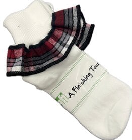 Max & Alice Girl Ruffled Uniform Socks