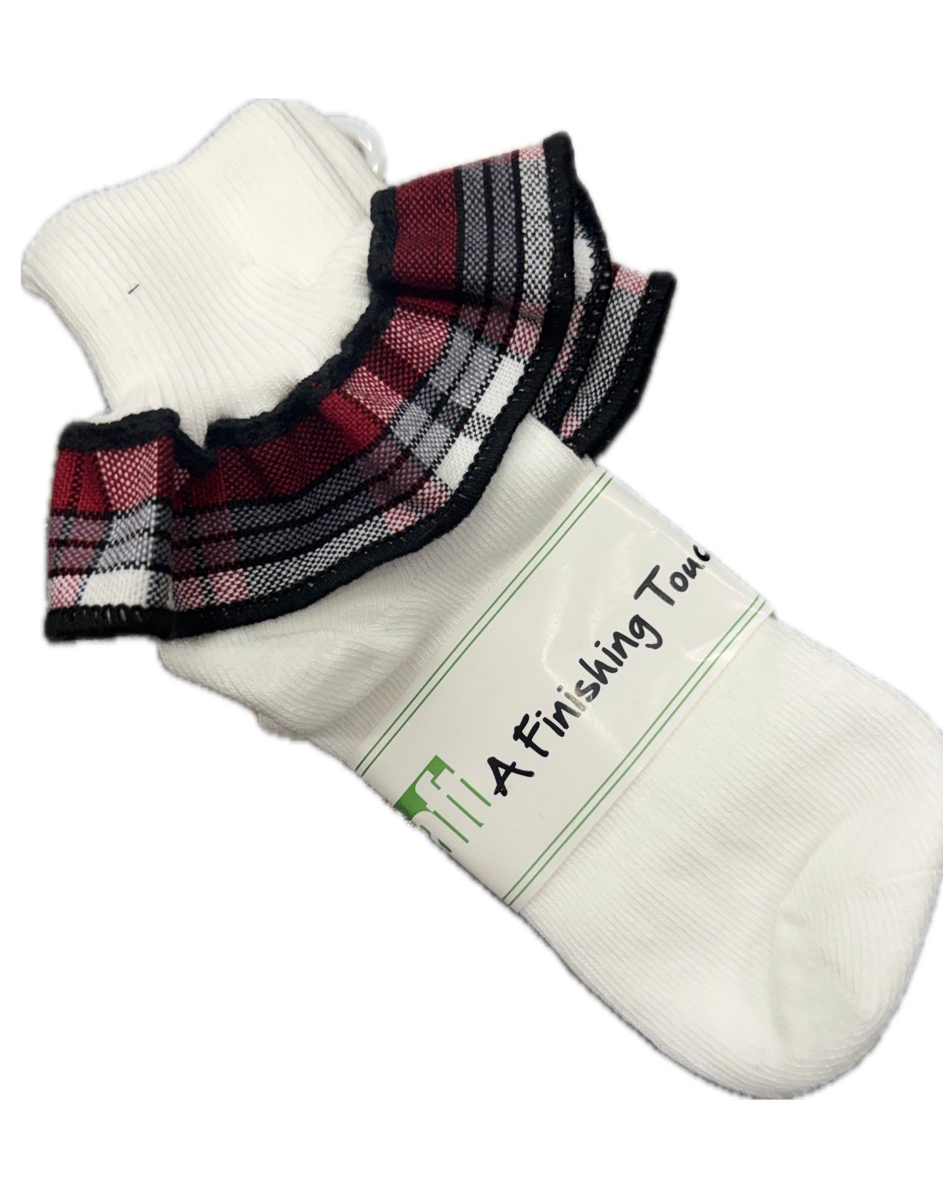 Max & Alice Girl Ruffled Uniform Socks