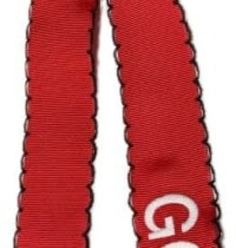 Wee Ones Red Scallop Tassel Bow