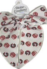 Wee Ones White Whimsy Tail Logo Bow