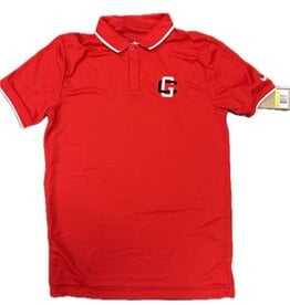Nike Men's Red GC Logo Collegiate Polo