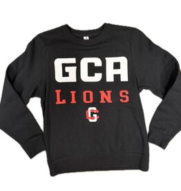 ITC Kid's Black GCA LIONS Crew Sweatshirt
