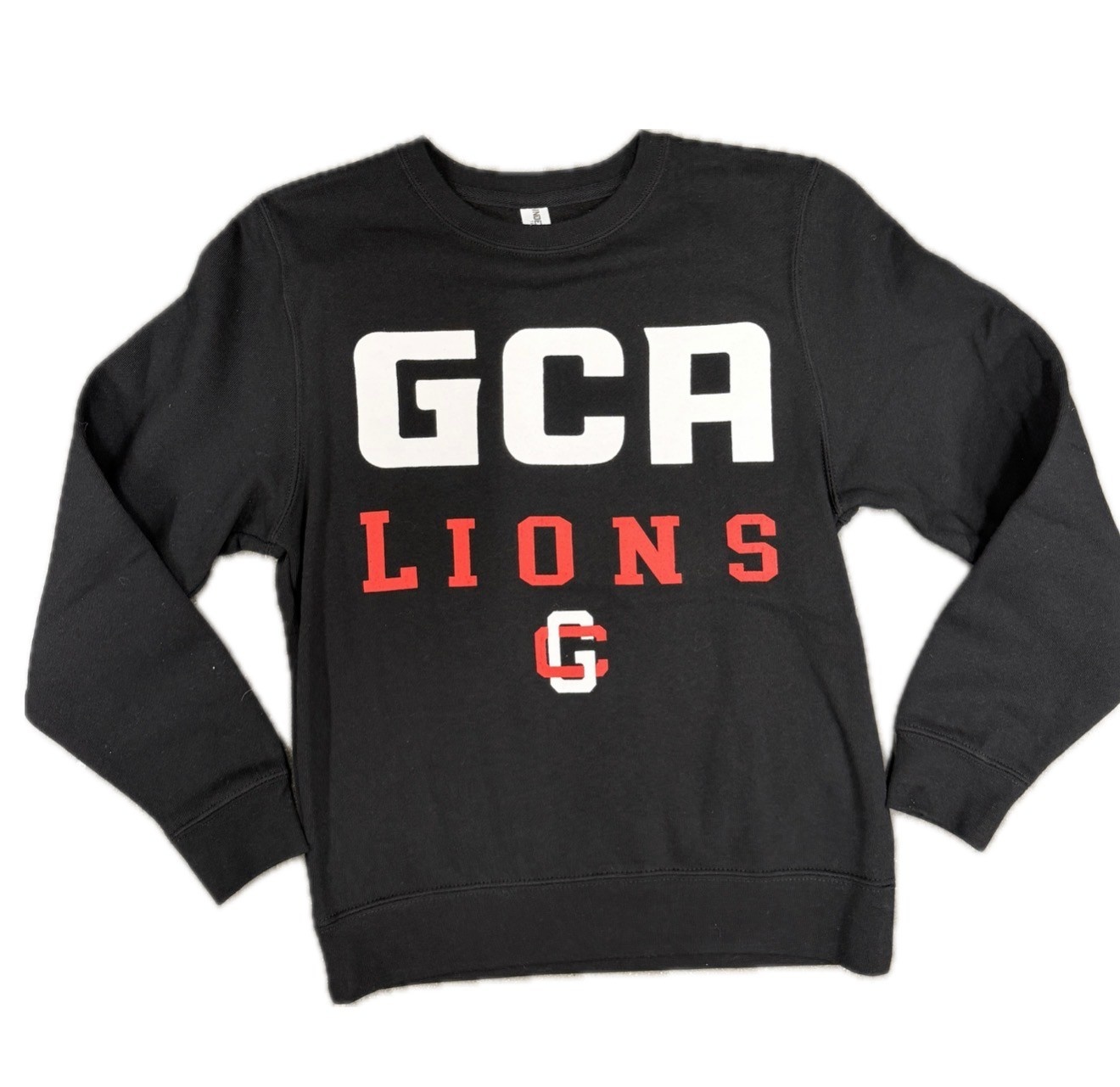 ITC Kid's Black GCA LIONS Crew Sweatshirt