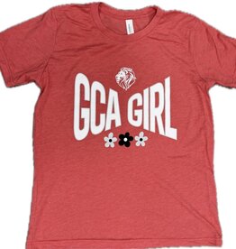 Bella Canvas Youth Girl Flower Tee