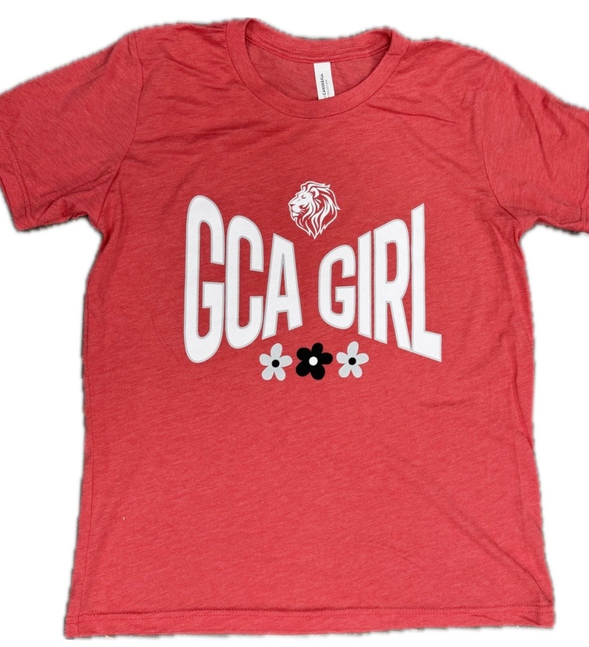 Bella Canvas Youth Girl Flower Tee