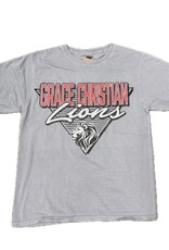 Blue 84 Men's Gray Lined Retro Tee