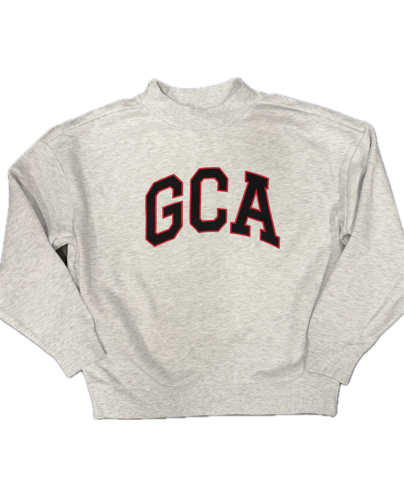 UScape Women's Light Gray GCA Mock Neck Sweatshirt