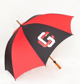 Sporty Wood-Shaft Golf Umbrella