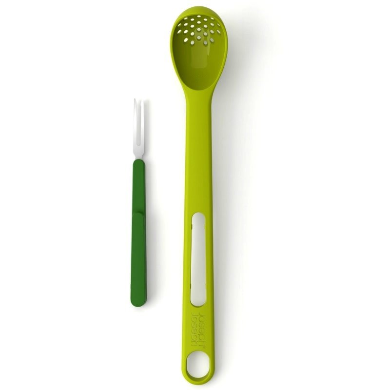 Joseph Joseph JJ Scoop & Pick Jar Spoon & Fork