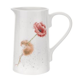 Wrendale Designs 'Mouse and Poppy' Pitcher