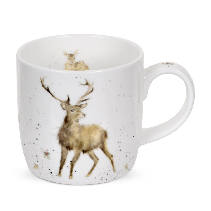 Wrendale Designs 'Wild At Heart' Mug  (Stag)