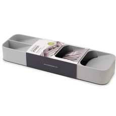 Joseph Joseph DrawerStore Compact Cutlery Organizer - Grey
